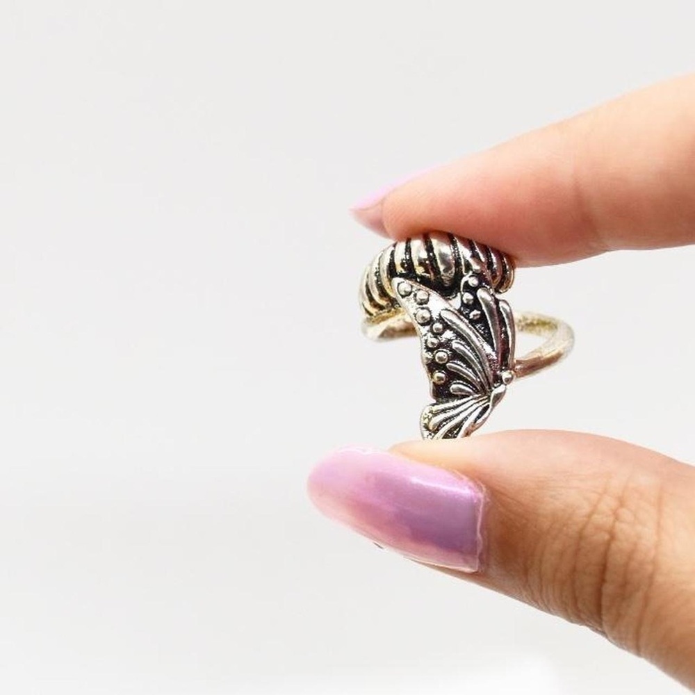 Silver butterfly ring - Picture 4 of 7